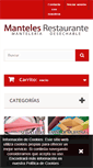 Mobile Screenshot of mantelesrestaurante.com